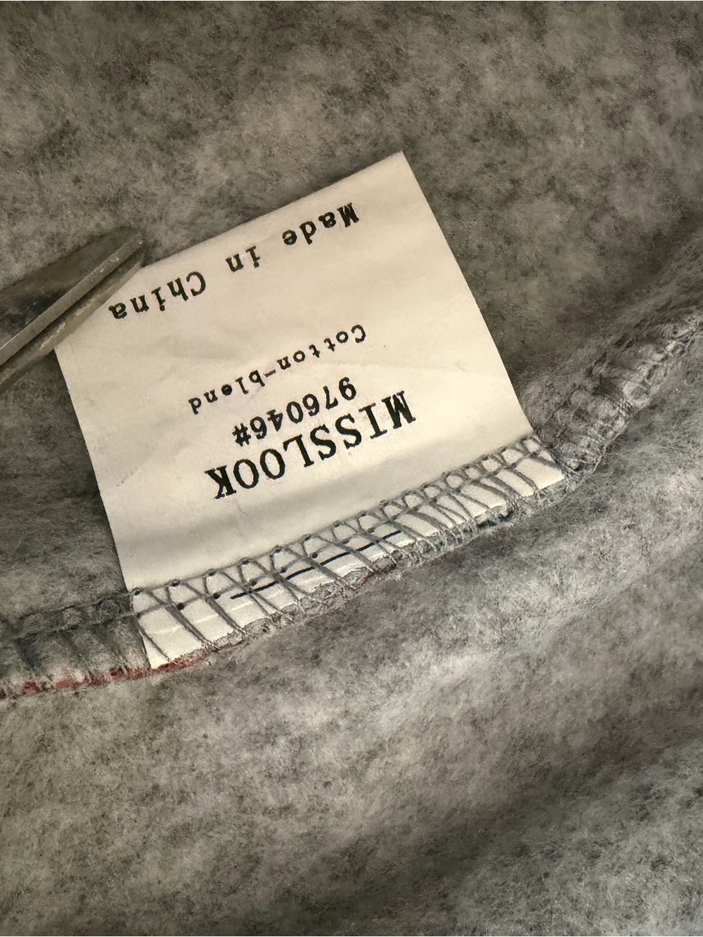 MISSLOOK Gray Multi Scenic Hooded Pullover Sweatshirt - Picture 8 of 8